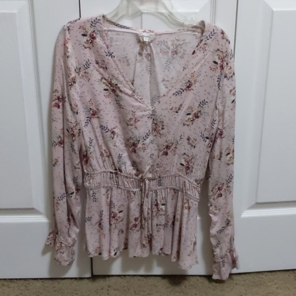 V-neck blouse
